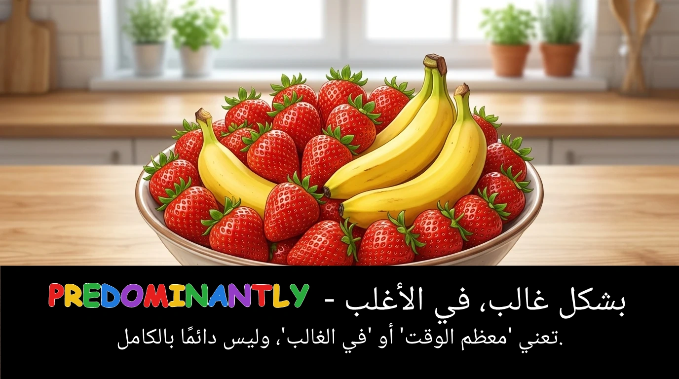 Arabic Illustration for predominantly
